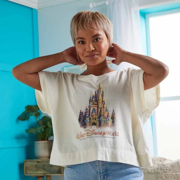 Nouveau Walt Disney World Haut Sans Manches Pour Femme Walt Disney World 50th Anniversary Celebratio 4 Nouveau Walt Disney World Haut Sans Manches Pour Femme Walt Disney World 50th Anniversary Celebratio – Image 2
