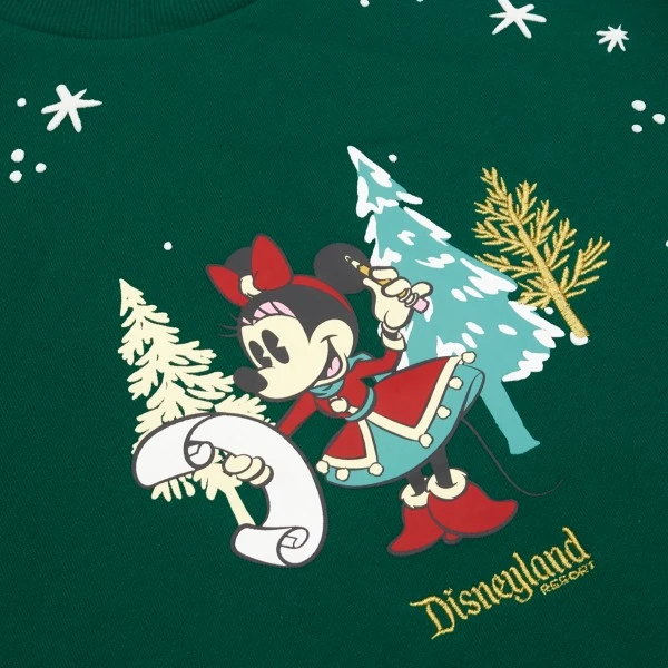 Disney Nouveaux Modelès Sweatshirt De Noël Minnie Et Ses Amis Style Vintage Pour Adultes 6 Disney Nouveaux Modelès Sweatshirt De Noël Minnie Et Ses Amis Style Vintage Pour Adultes – Image 4