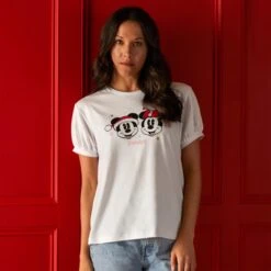 Disney Magasin En Ligne T-shirt De Noël Mickey Et Minnie Vintage Pour Femmes 8 Disney Magasin En Ligne T-shirt De Noël Mickey Et Minnie Vintage Pour Femmes -Disney 2325049200030M 2