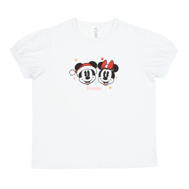 Disney Magasin En Ligne T-shirt De Noël Mickey Et Minnie Vintage Pour Femmes 3 Disney Magasin En Ligne T-shirt De Noël Mickey Et Minnie Vintage Pour Femmes
