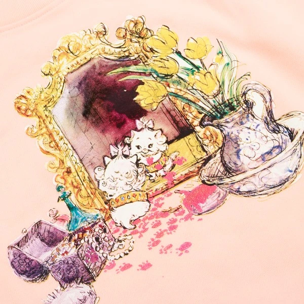 Disney Nouveau Sweatshirt Marie Par Ann Shen Pour Femmes, Les Aristochats 6 Disney Nouveau Sweatshirt Marie Par Ann Shen Pour Femmes, Les Aristochats – Image 4