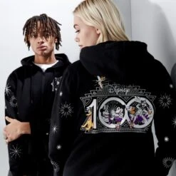 Nouvelle Génération Sweatshirt Mickey Et Ses Amis à Capuche Et Zip Sur L’avant Disney100 Celebration Pour Adultes -Disney 2325049220092M 2