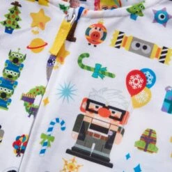 Disney Boutique En Ligne Pyjama Pixar Holiday à Capuche Tout-en-un Pour Enfants -Disney 2327049220215M 3
