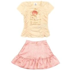 Disney Nouveaux Produits Top Et Jupe La Belle Et La Bête Pour Enfants