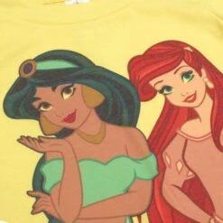 Magasin En Ligne T-shirt Princesses Disney Jaune Pour Enfants -Disney 2328049220082M 3