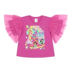 Meilleures Ventes T-shirt Princesses Disney Rose Pour Enfants