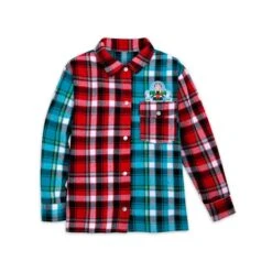 Disney Nouveaux Modelès Chemise Pixar Holiday Manches Longues Pour Enfants
