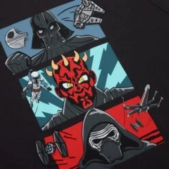 Disney Nouveaux Modelès T-shirt Star Wars Villains Pour Adultes -Disney 2401052670017M 3
