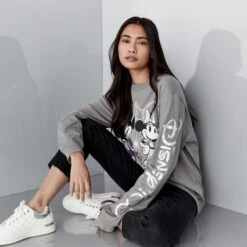 Vente Chaude T-shirt à Manches Longues Mickey Et Minnie Disney100 Celebration Pour Adultes 9 Vente Chaude T-shirt à Manches Longues Mickey Et Minnie Disney100 Celebration Pour Adultes -Disney 2403049490037M 2