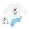 Disney Vente Chaude Ensemble Pyjama Et Coussin Olaf Pour Enfants, La Reine Des Neiges