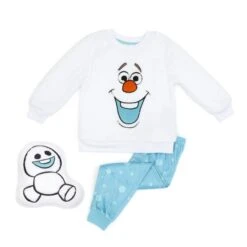 Disney Vente Chaude Ensemble Pyjama Et Coussin Olaf Pour Enfants, La Reine Des Neiges