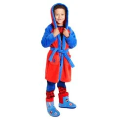 Disney Vente En Ligne Peignoir Spider-Man Pour Enfants -Disney 2405051480014M 2