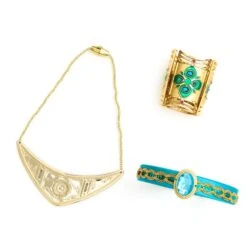 Disney Promotions Ensemble De Déguisements Jasmine Pour Enfants, Aladdin -Disney 2841045240310M 5