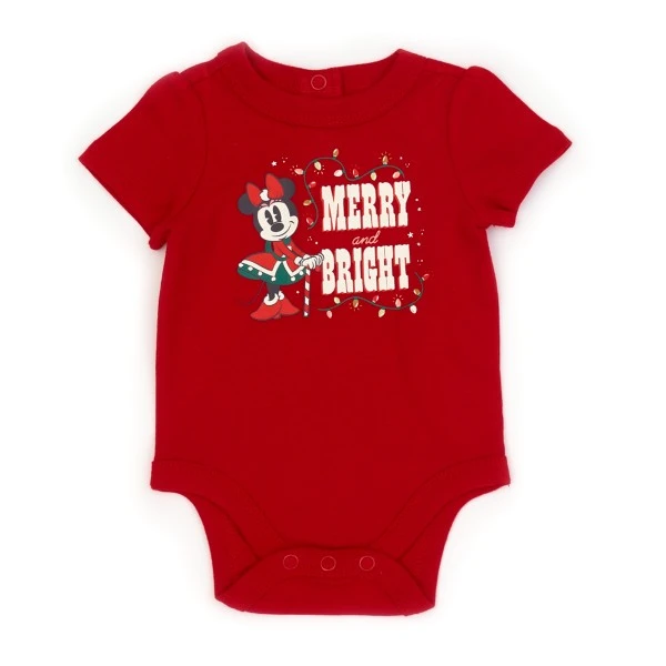 Disney Meilleures Ventes Ensemble Bodys Et Bas De Noël Minnie Style Vintage Pour Bébés 5 Disney Meilleures Ventes Ensemble Bodys Et Bas De Noël Minnie Style Vintage Pour Bébés – Image 3