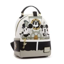 Disney Nouveau Style Loungefly Mini Sac à Dos Steamboat Willie