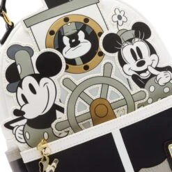 Disney Nouveau Style Loungefly Mini Sac à Dos Steamboat Willie -Disney 427243303970 5