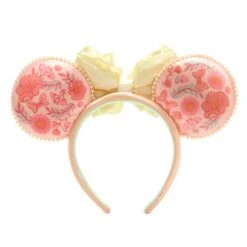 Vente Chaleur Disneyland Oreilles De Minnie Pink Floral Pour Adultes -Disney 428403356447 2