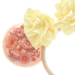 Vente Chaleur Disneyland Oreilles De Minnie Pink Floral Pour Adultes -Disney 428403356447 4