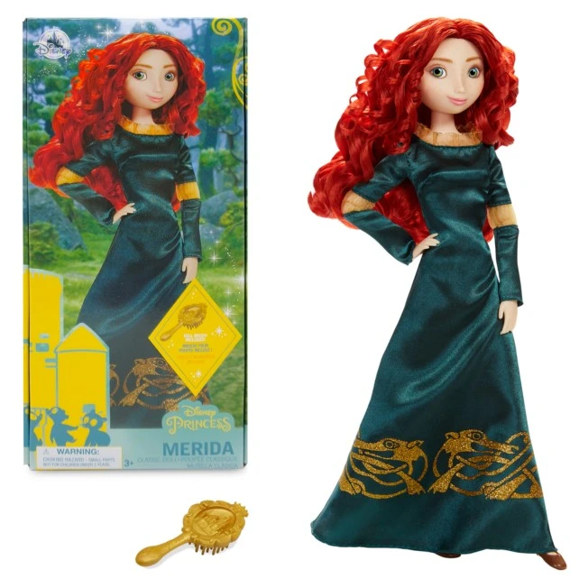 Disney Vente Chaleur Poupée Classique Merida, Rebelle 3 Disney Vente Chaleur Poupée Classique Merida, Rebelle