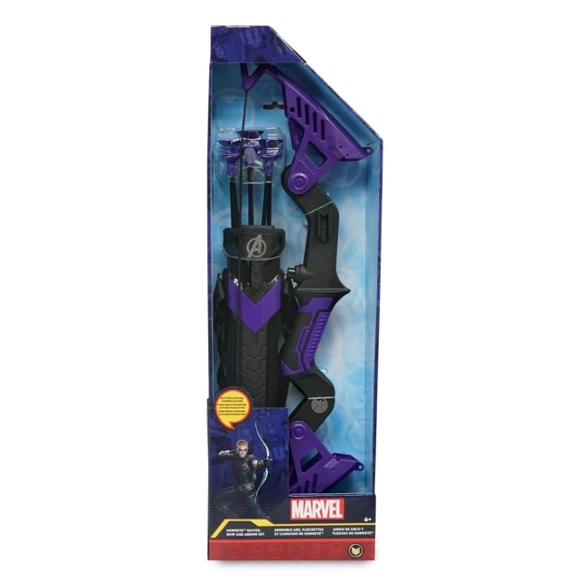 Disney Vente Chaude Ensemble Carquois, Arc Et Flèches Hawkeye 3 Disney Vente Chaude Ensemble Carquois, Arc Et Flèches Hawkeye