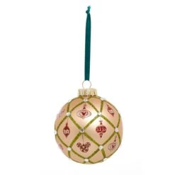 Disney Nouveaux Produits Lot De 4 Boules De Noël Vintage Mickey Et Minnie -Disney 465063292586 4