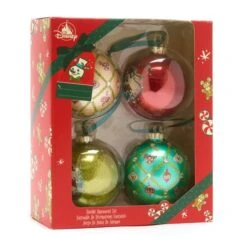 Disney Nouveaux Produits Lot De 4 Boules De Noël Vintage Mickey Et Minnie -Disney 465063292586 5