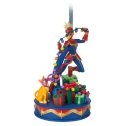 Disney Nouveau Style Figurine Captain Marvel Lumineuse