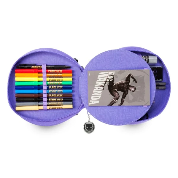 Disney Nouveau Style Kit De Fournitures Black Panther Zippé 4 Disney Nouveau Style Kit De Fournitures Black Panther Zippé – Image 2
