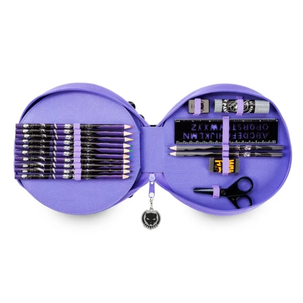 Disney Nouveau Style Kit De Fournitures Black Panther Zippé 5 Disney Nouveau Style Kit De Fournitures Black Panther Zippé – Image 3