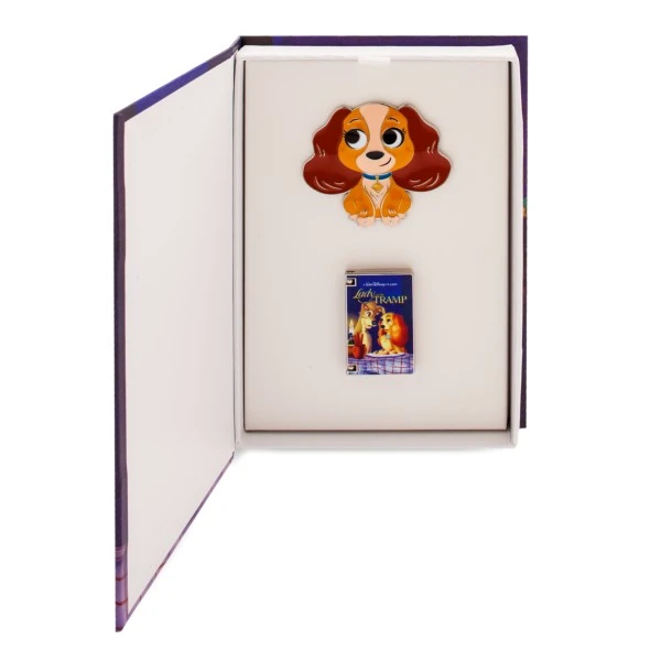 Nouveau Style Disney Store Ensemble De Pin’s VHS Lady, La Belle Et Le Clochard 4 Nouveau Style Disney Store Ensemble De Pin’s VHS Lady, La Belle Et Le Clochard – Image 2