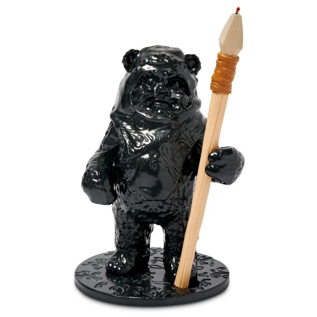 Disney Nouveau Stylo Et Porte-stylo Ewok, Star Wars 3 Disney Nouveau Stylo Et Porte-stylo Ewok, Star Wars